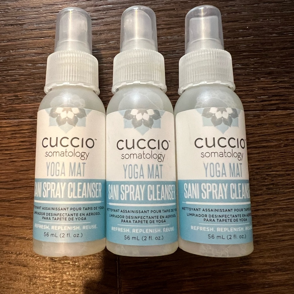FREE w Purchase - Cuccio Somatology - Yoga Mat Sani Spray Cleanser 56ml x3